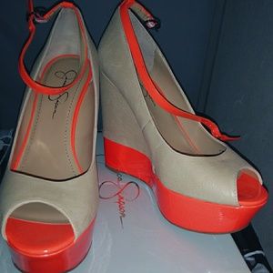 COPY - Womens platforms wedges peep toe shoes